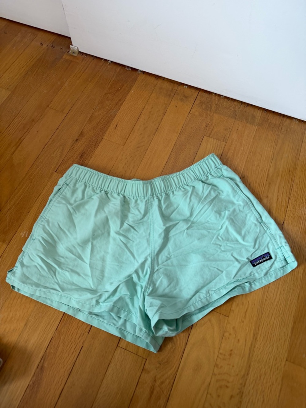 Patagonia Women's Mint Green Athletic Shorts